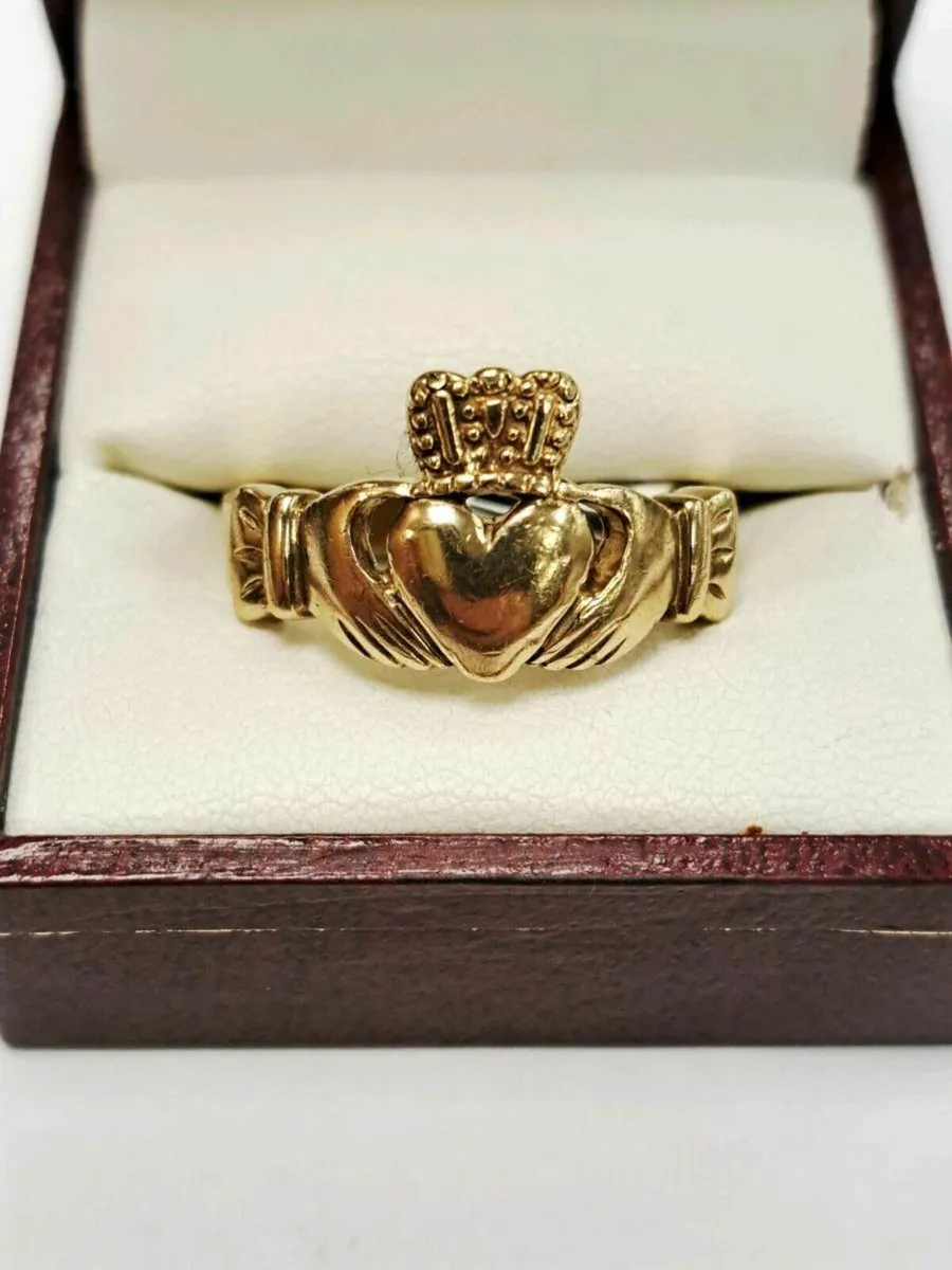 9K Gold Cladagh Ring 9CT - Image 2