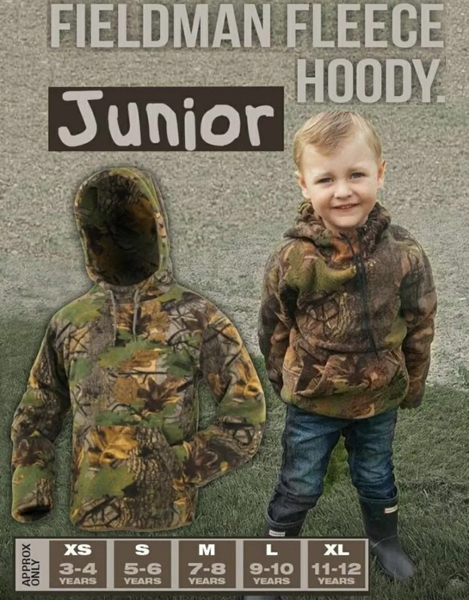 Kids Jack Pyke Camo Hoodie - Image 1