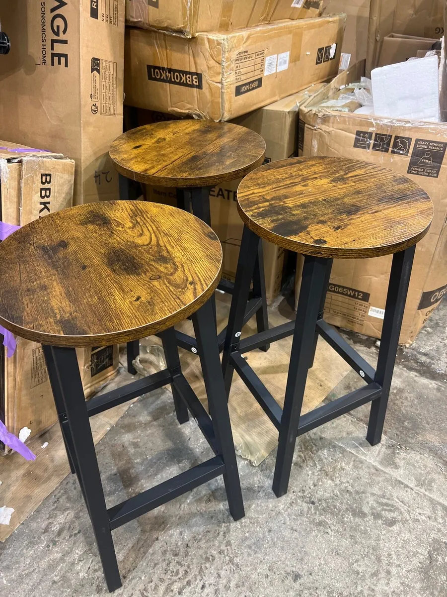Bar stool 3 pieces - Image 1