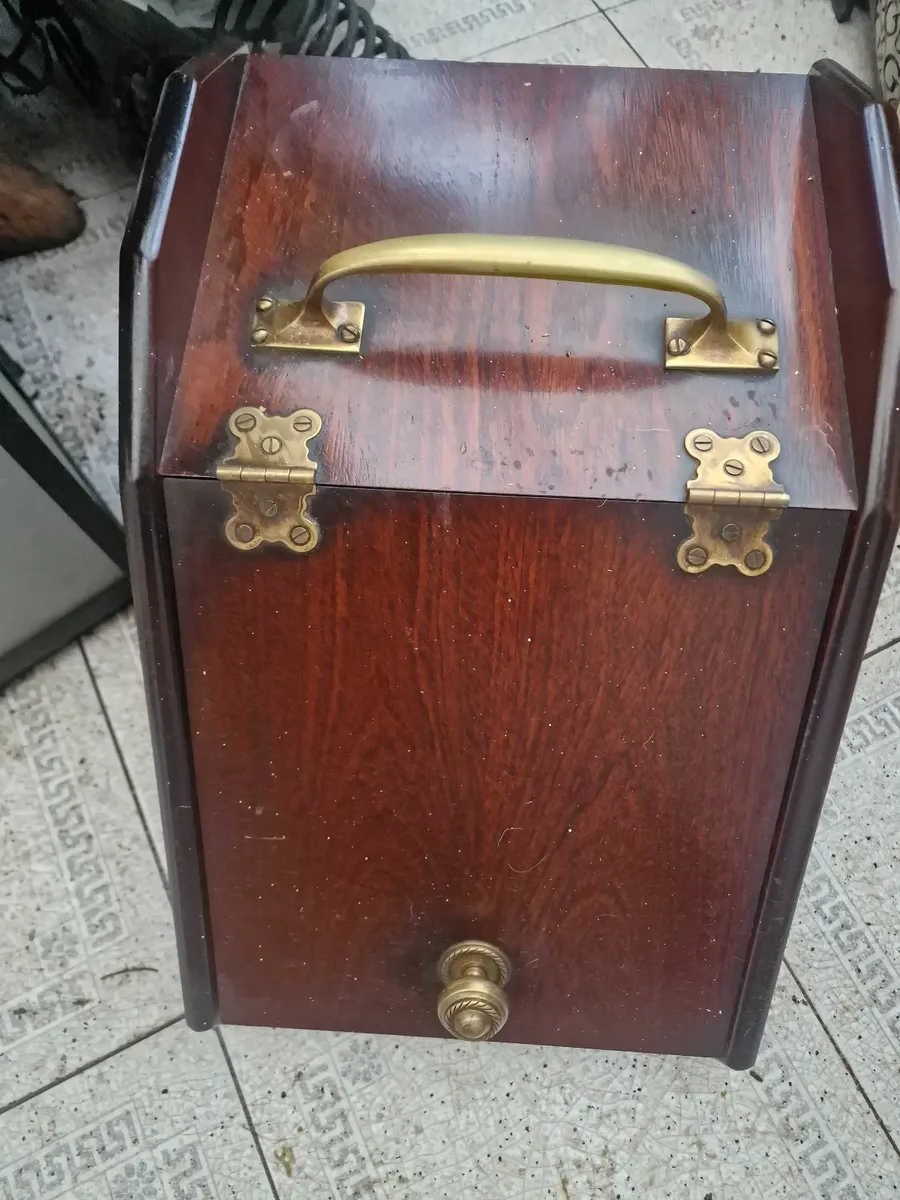 Antique wooden cold box - Image 1