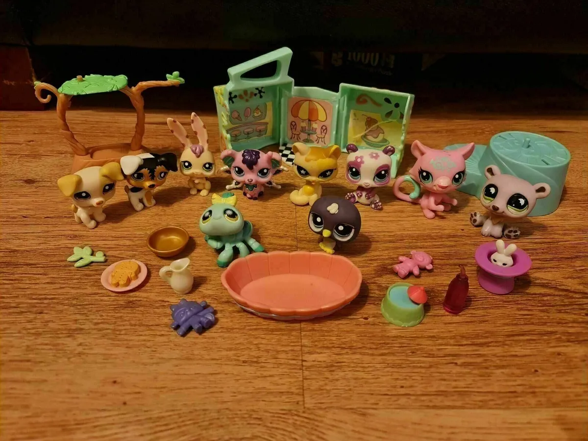 Littlest Pet Shop bundle 2 figures and accessories - Image 1