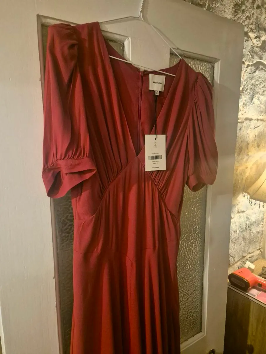 Reformation Naira Dress Size UK12 - Image 4
