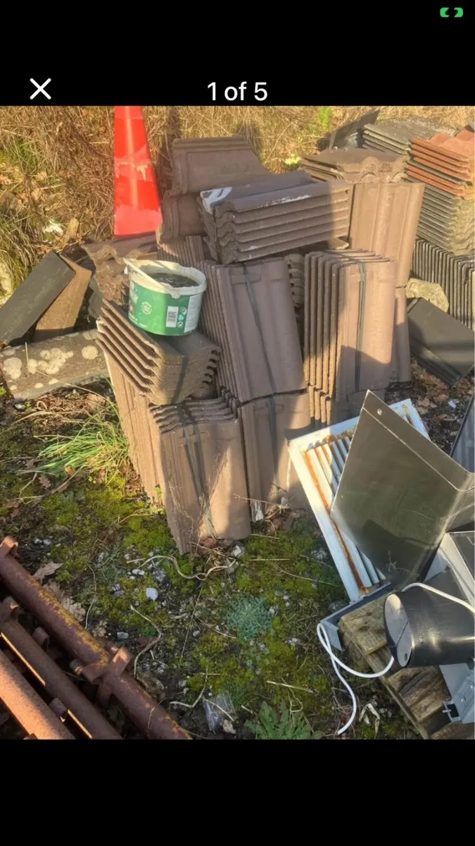 Roof tiles and ridge caps - Image 1