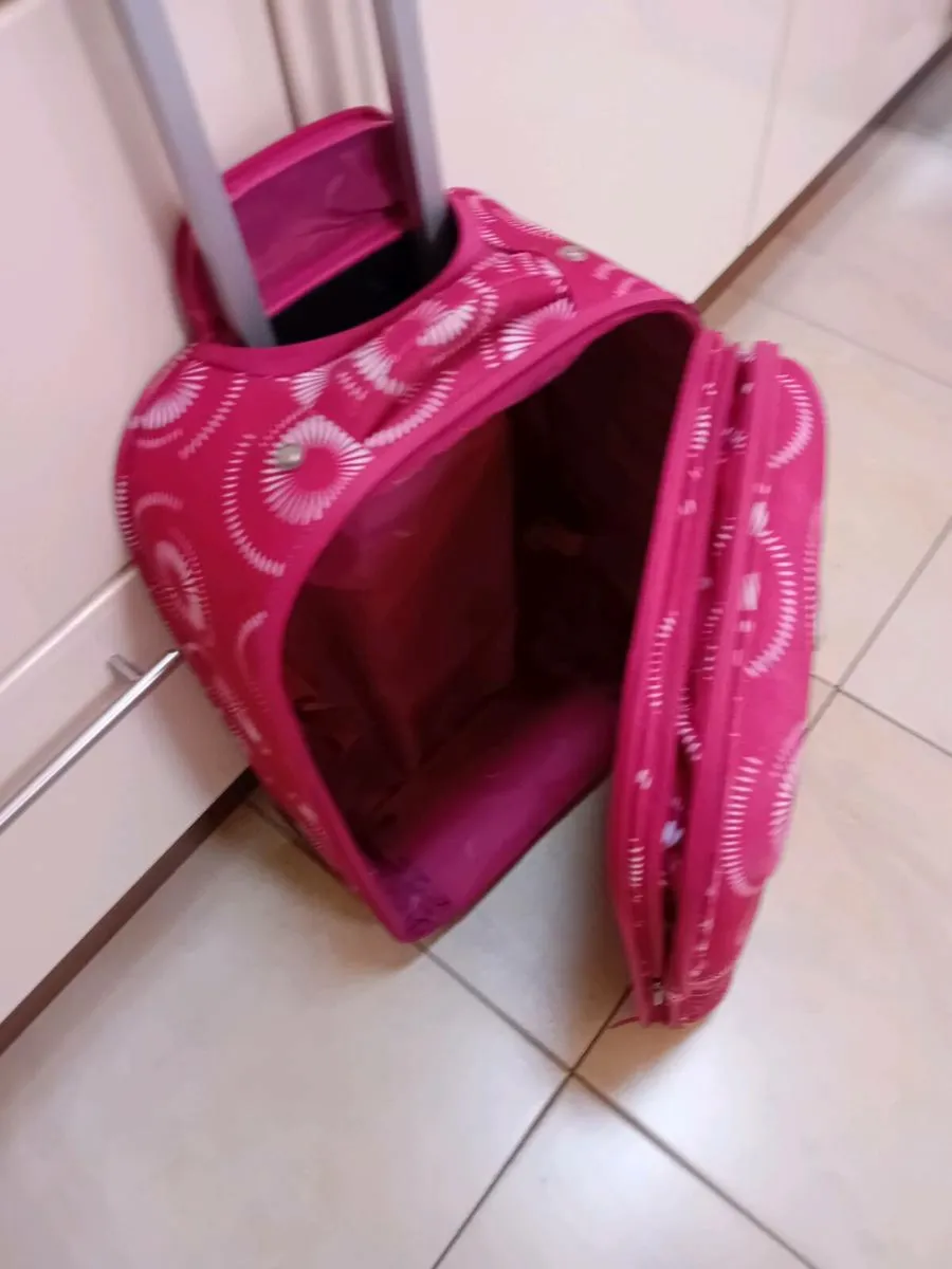 CABIN SIZE PINK SUITCASE - Image 1