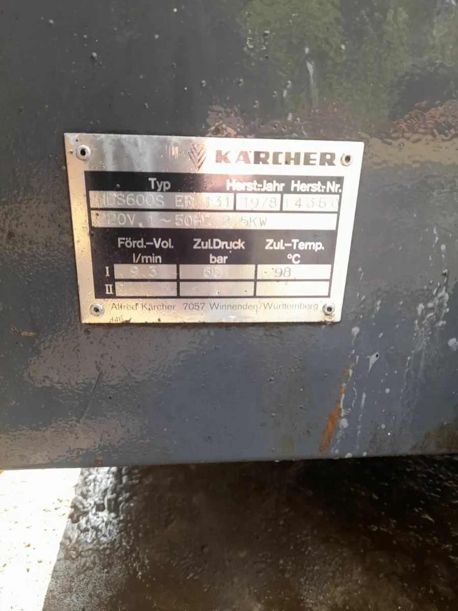 Karcher power washer 230V hot washer/Steam Cleaner - Image 3