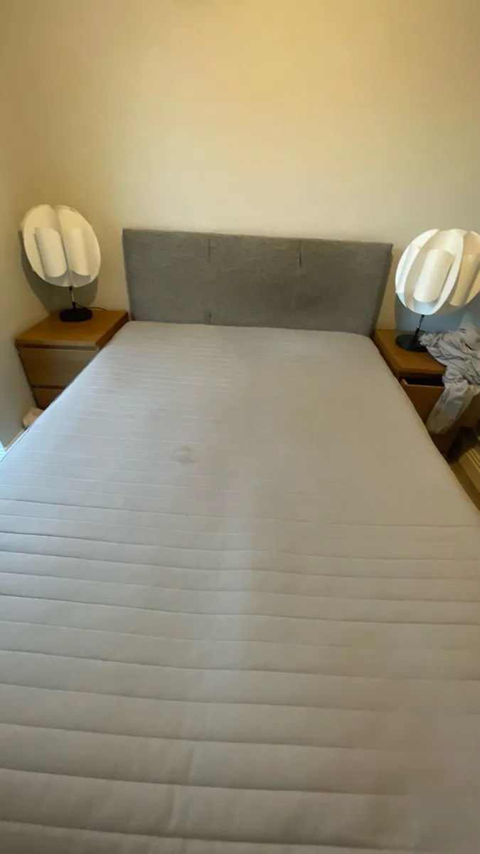 Double bed and mattress - Image 3