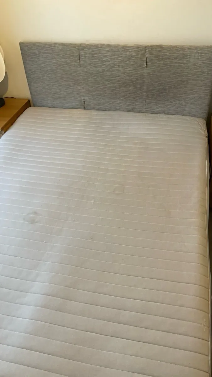 Double bed and mattress - Image 4