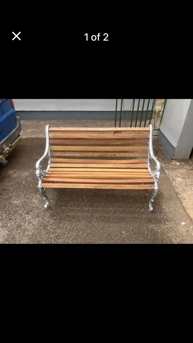 Teak bench - Image 1