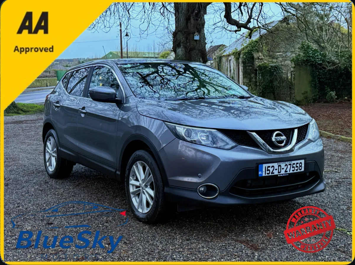 Warranty Nissan Qashqai Petrol Very Low Miles - Image 1