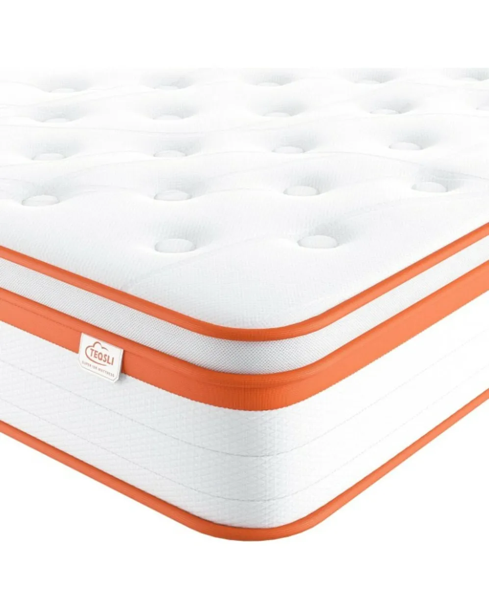 Double bed and mattress - Image 2