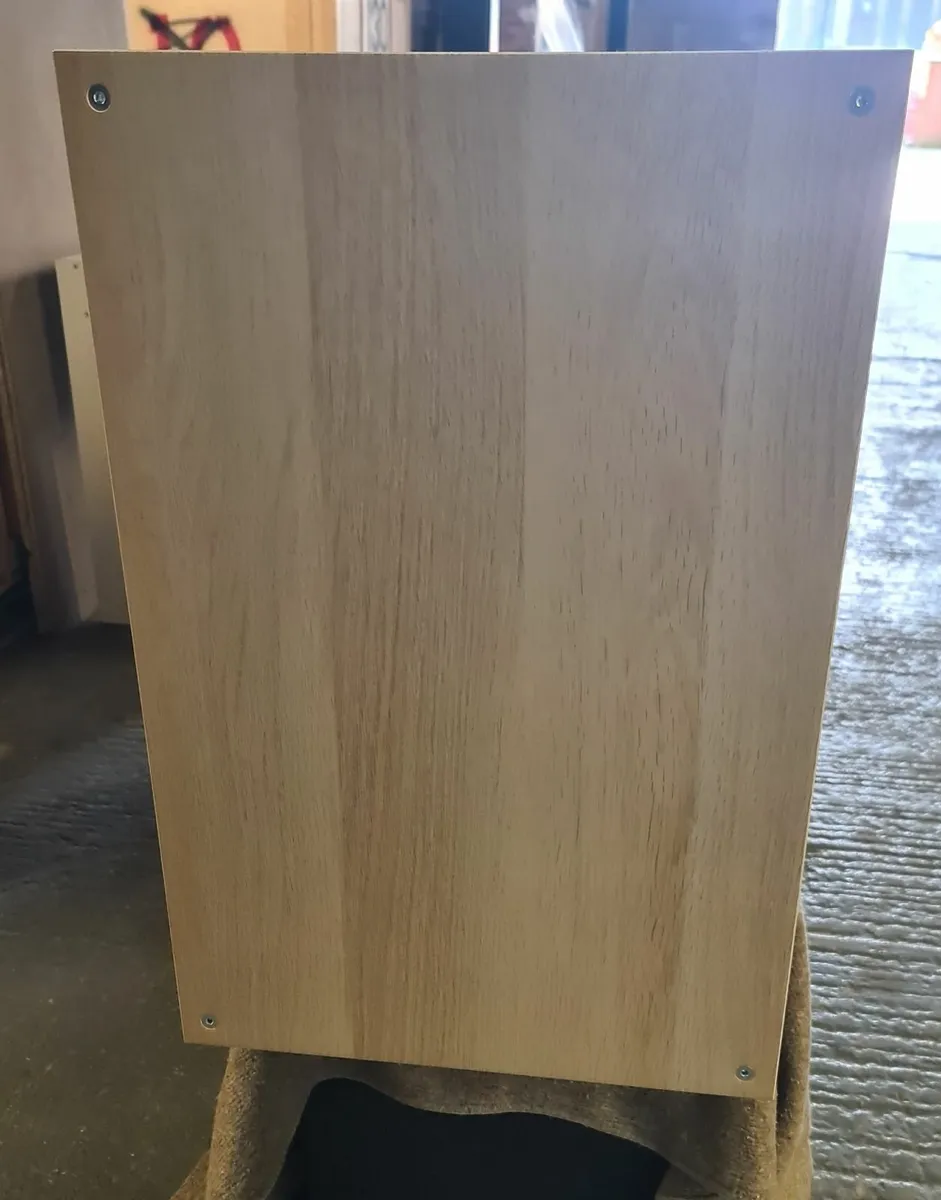 TV Storage Unit – White Stained Oak Effect - Image 2