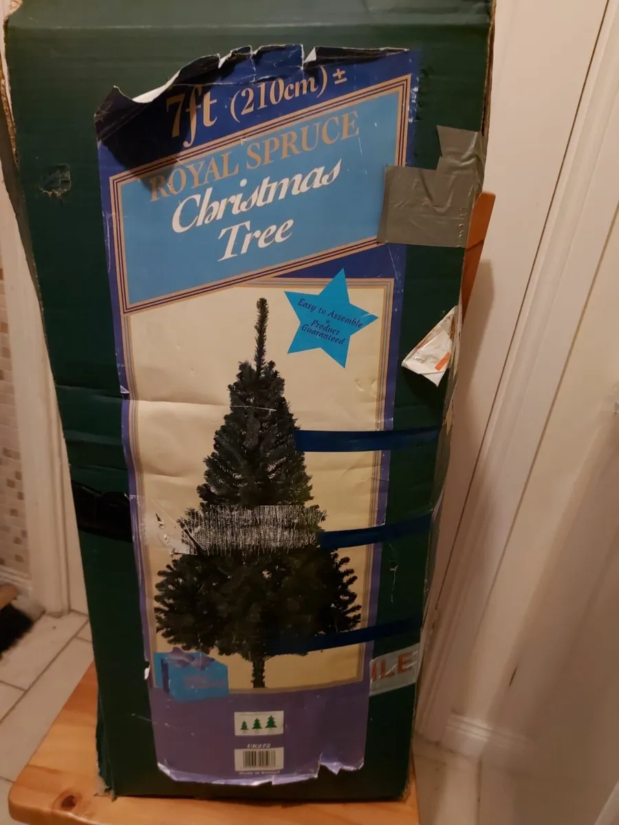 7 Foot Christmas Tree in Box, Royal Spruce - Image 1