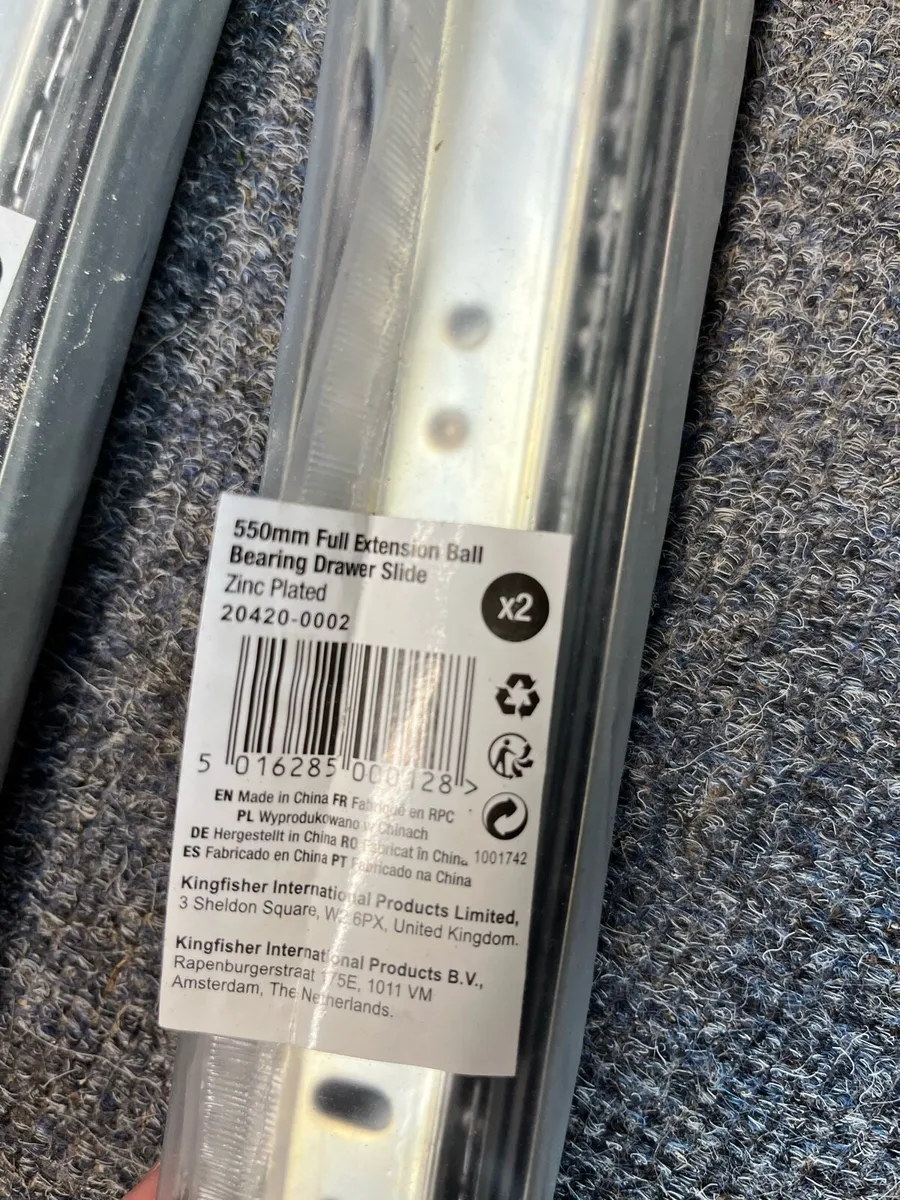 Drawer slides 2 pack - Image 1