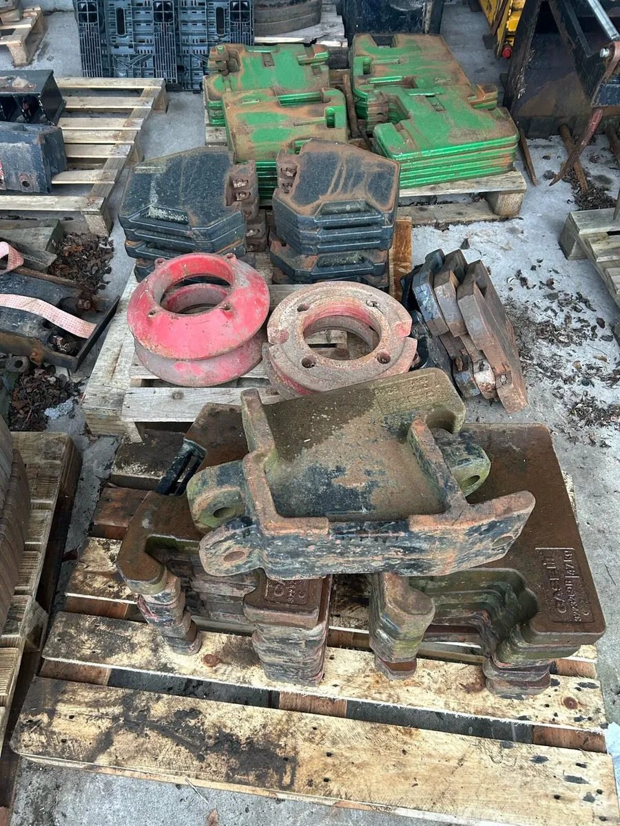 Large selection of tractor weights - Image 2