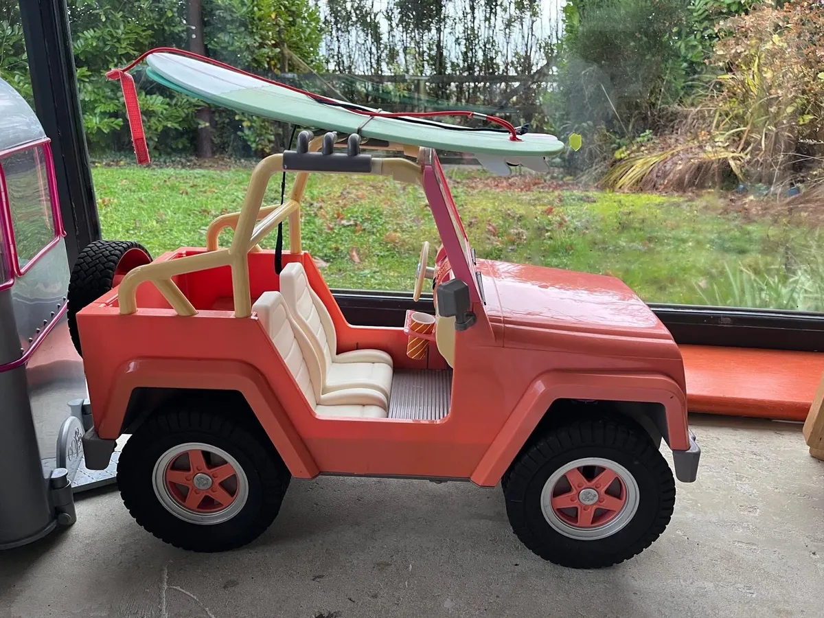 Our generation doll, jeep and camper set - Image 4