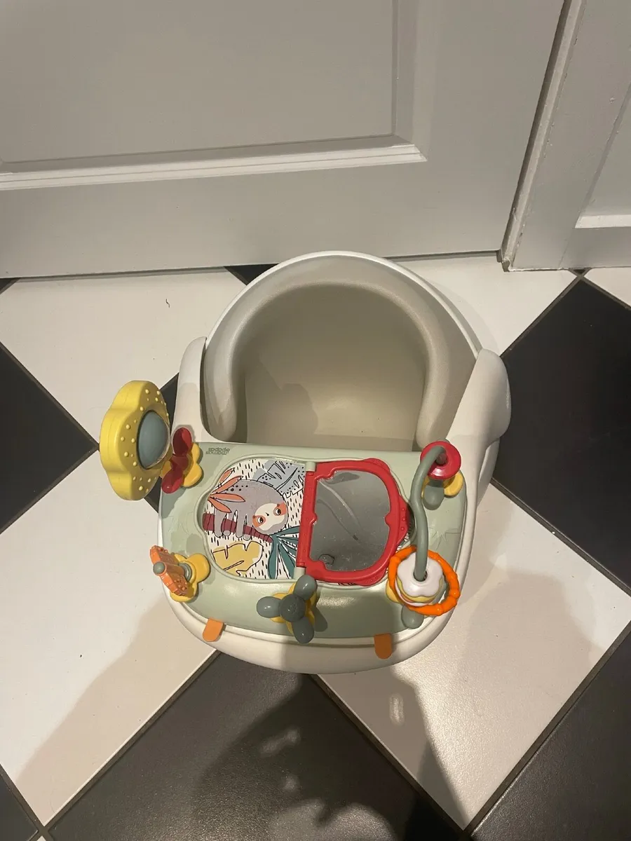 Baby Floor Seat with Detachable Play Tray - Image 3