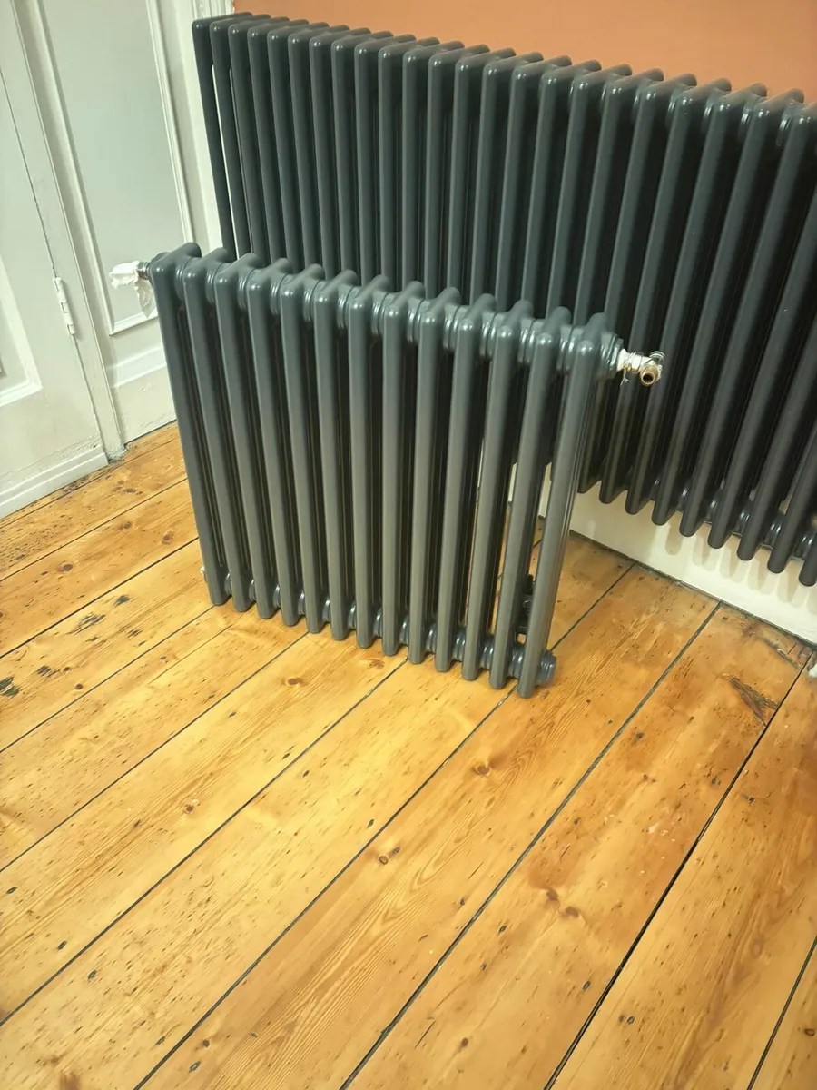 4-Column Milano Windsor Style Radiator - NAVY - Image 3