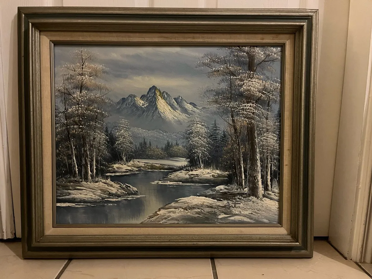 Winter Landscape Painting