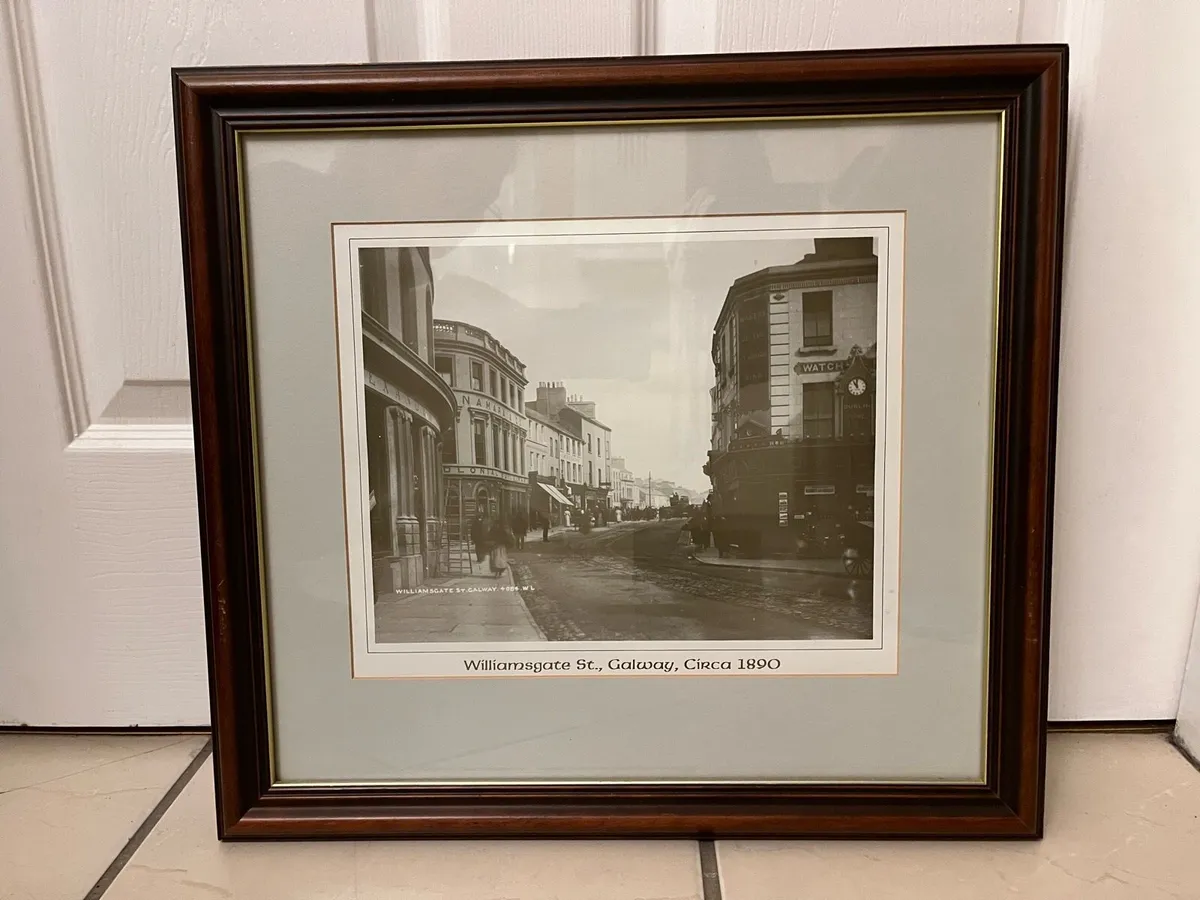 Framed Old Galway Print