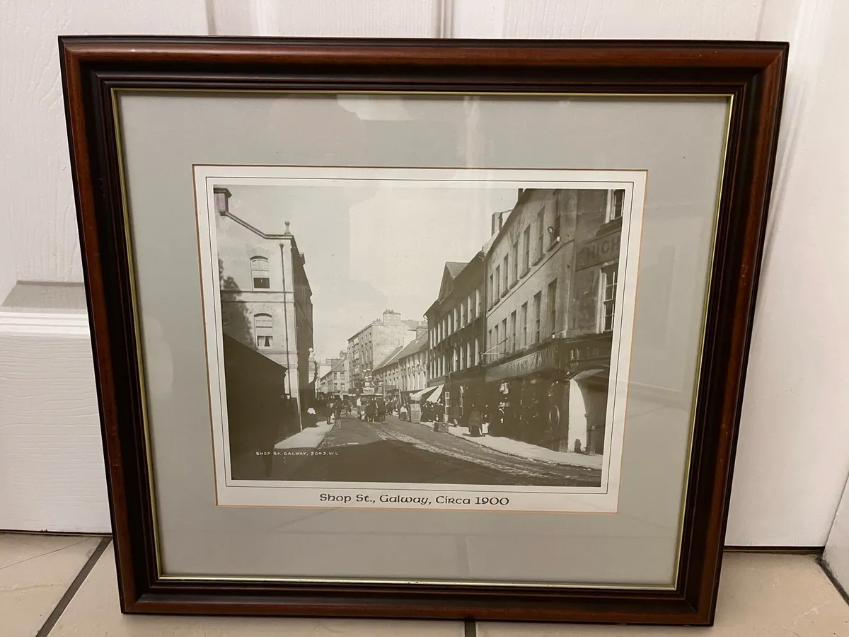 Framed Old Galway Print