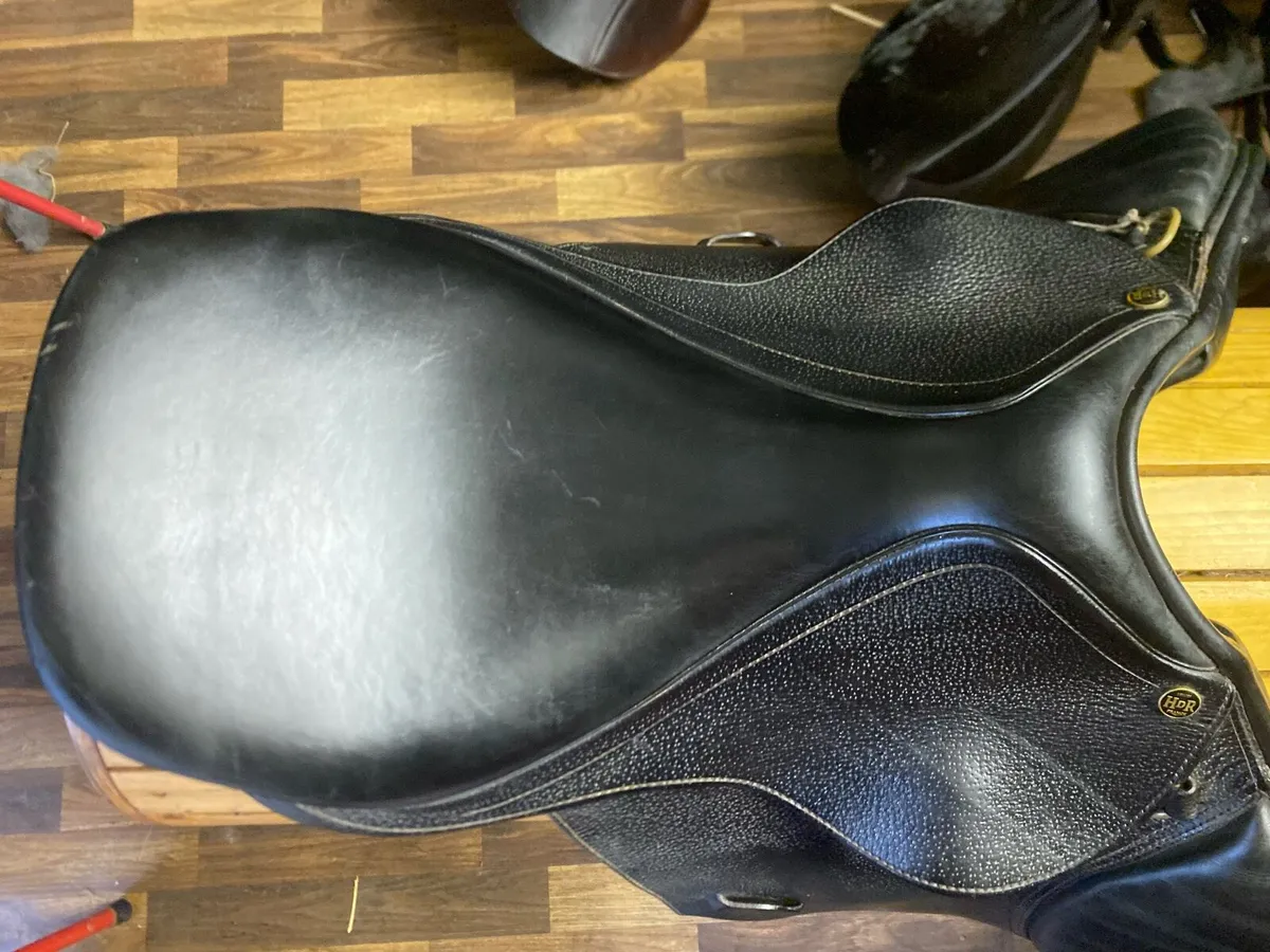 16.5 henri de rival black Leather saddle - Image 4