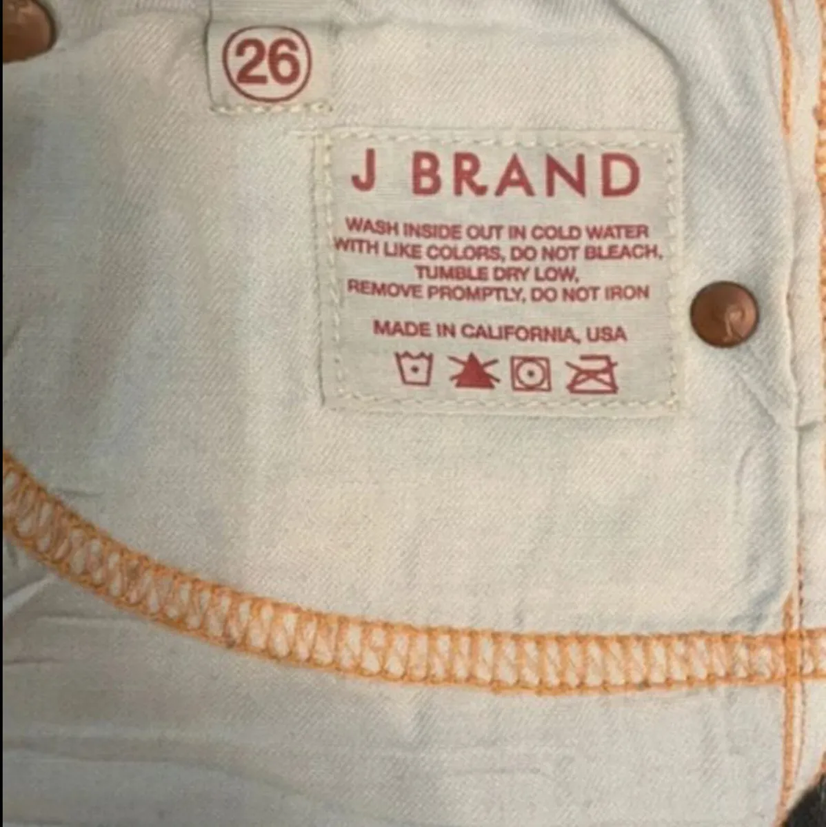 Size 26 J Brand Bell Bottom jeans - Image 4