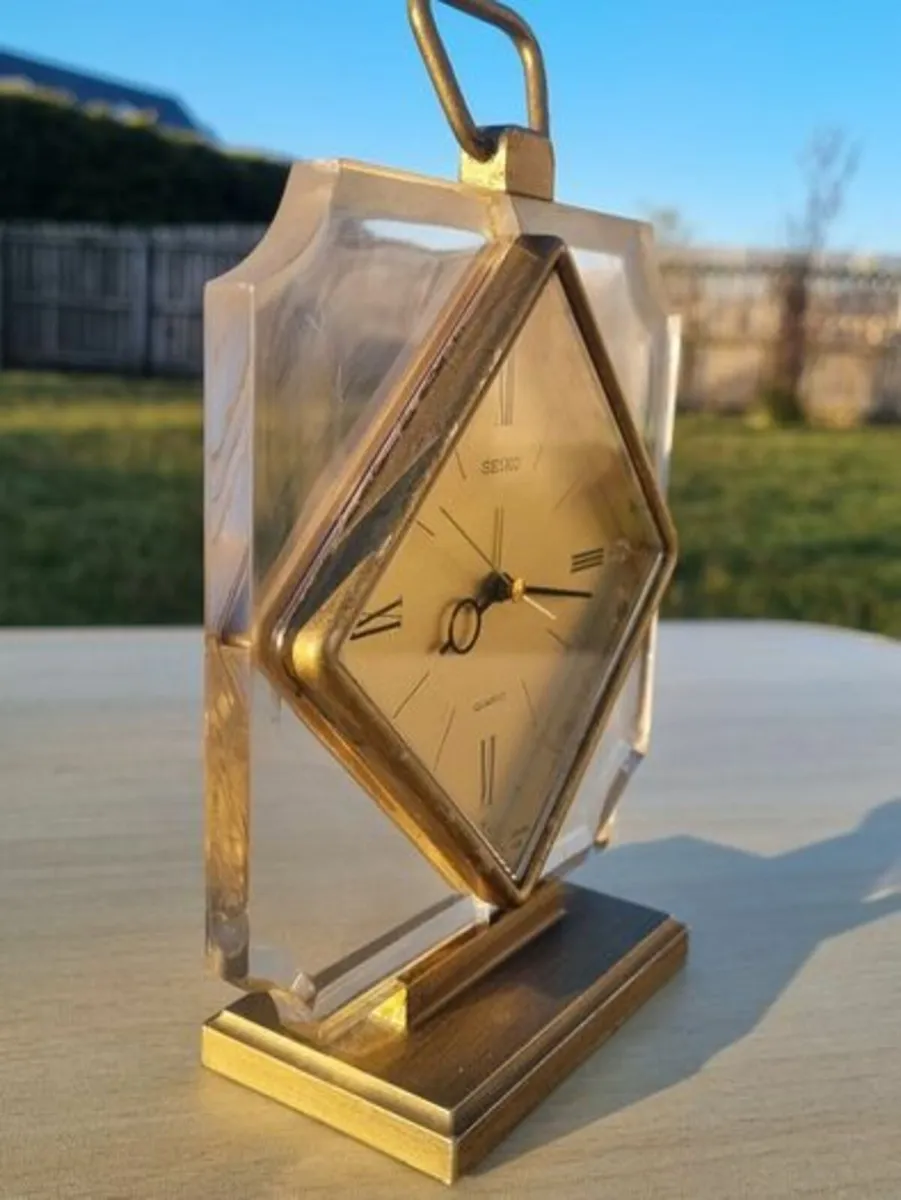 Seiko Quartz Alarm Shelf Desk Clock - Image 4