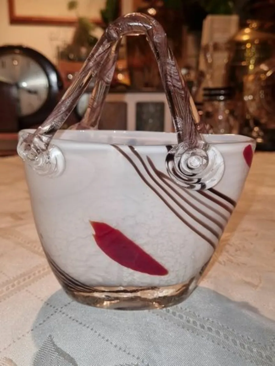Murano glass basket - Image 3