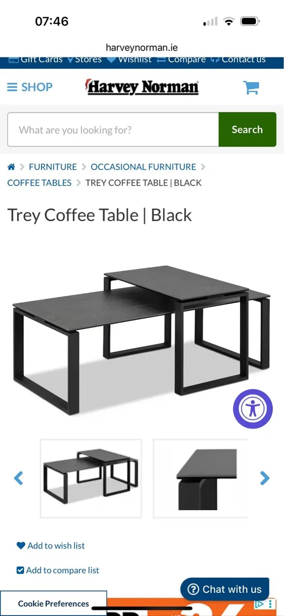 Harvey Norman coffee table - Image 2