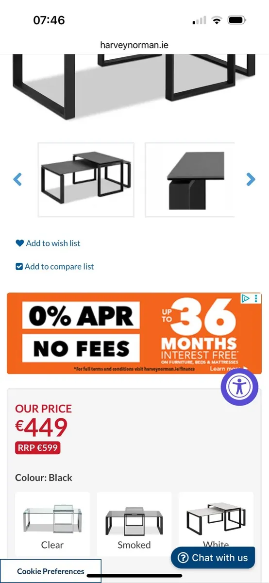 Harvey Norman coffee table - Image 3