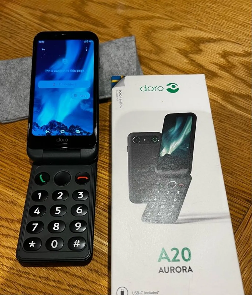 Doro A20 Aurora mobile phone for Elderly - Image 1