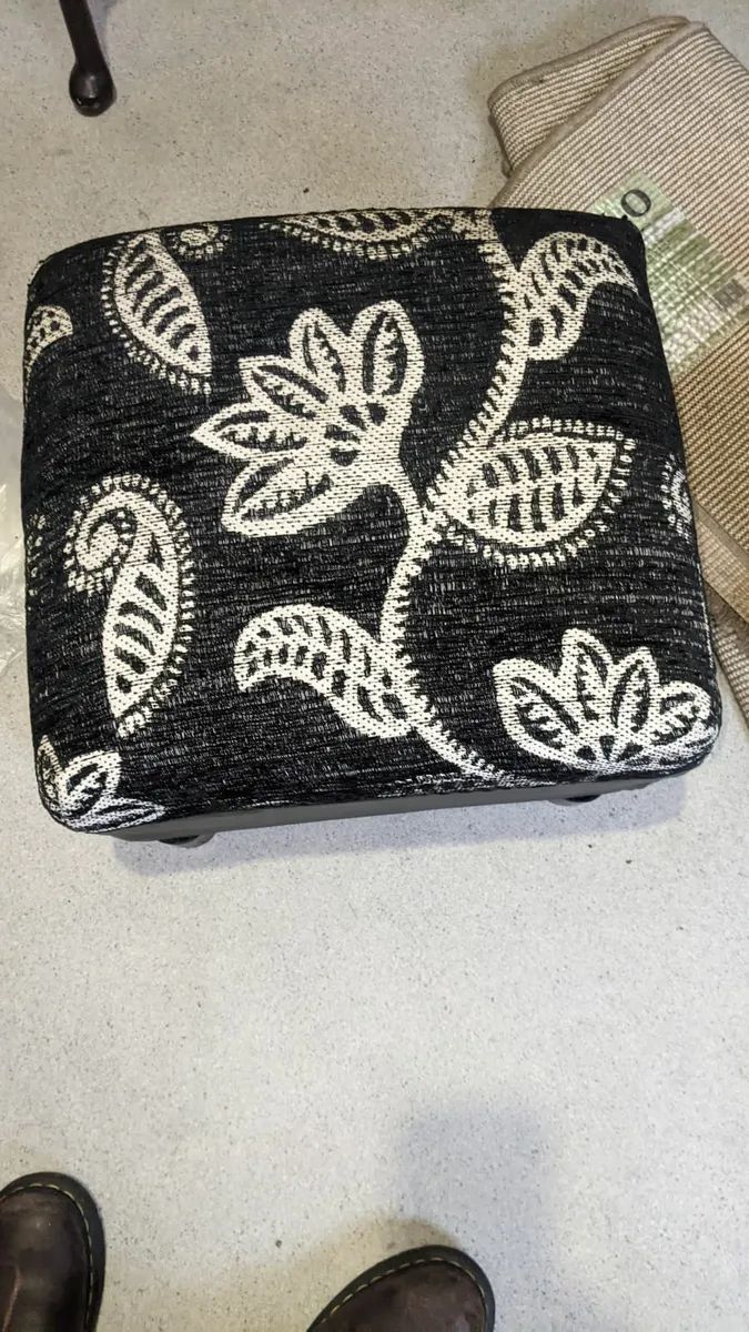 Queen Ann chair and  stool - Image 3