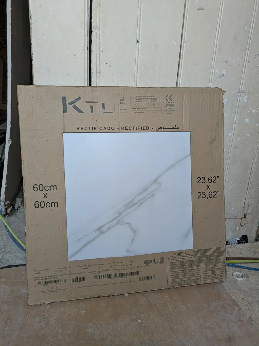 White Marble Tiles - Image 1