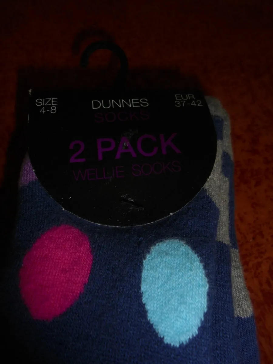 Wellie Socks x 2 for Sale - Image 2