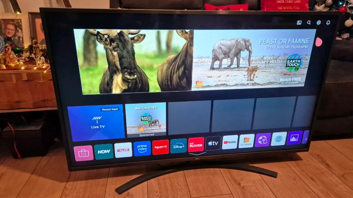 55" LG 4K UltraHD Smart TV - Image 1