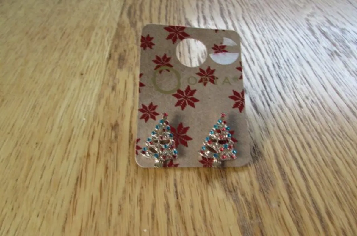 Christmas Tree Pierced Earrings for Sale
