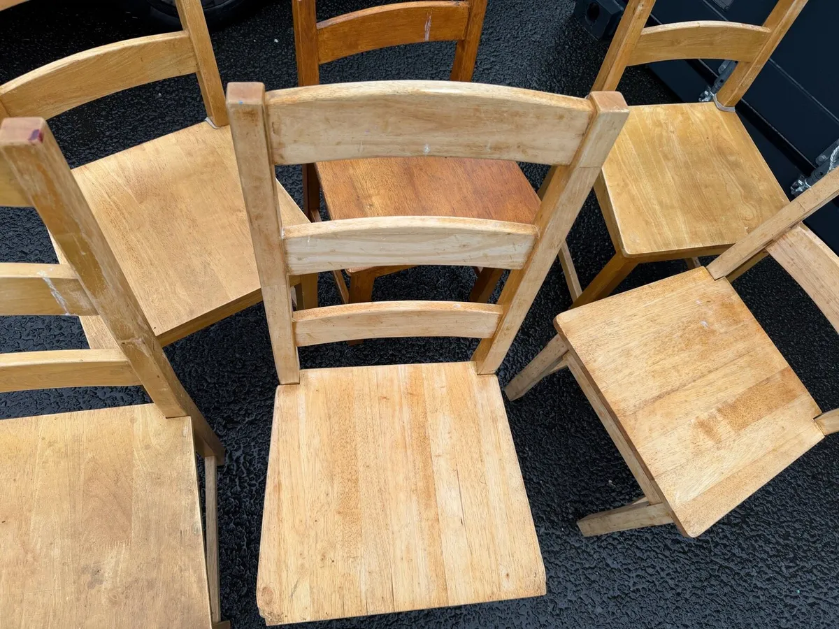 6 dining chairs - Image 3