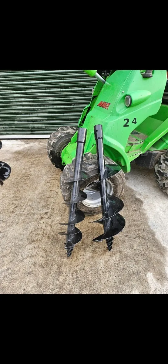 Auger for digger or loader (3 bits incl) - Image 2