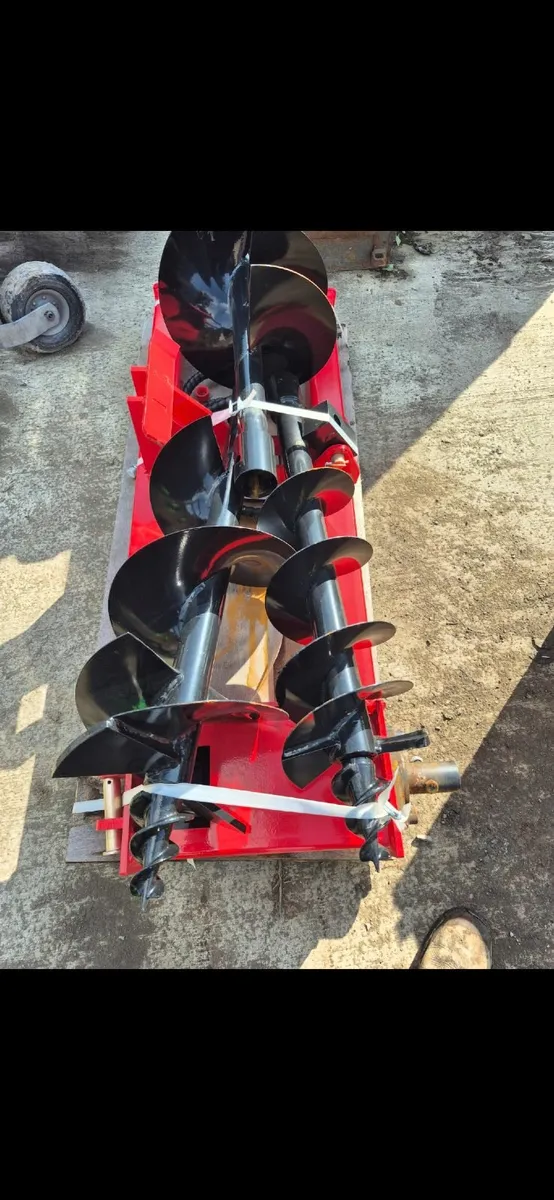 Auger for digger or loader (3 bits incl) - Image 4