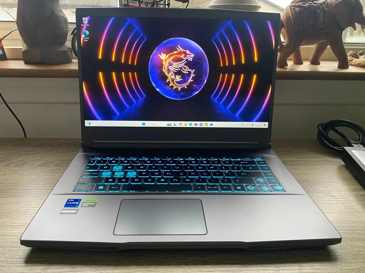 MSI Thin 15.6" 144Hz Gaming Laptop i7-13620H - Image 1