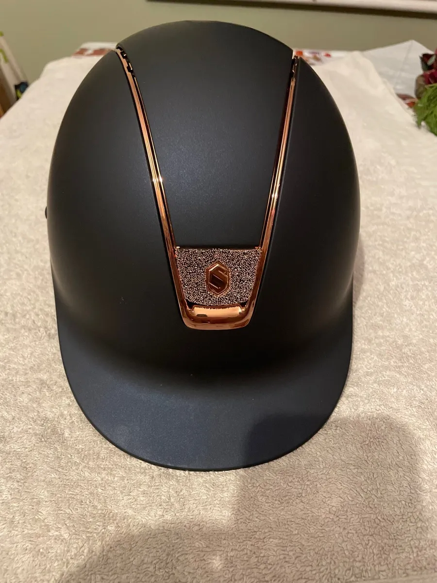Samshield Shadowmatt Helmet Blue Navy/ Rose Gold - Image 1