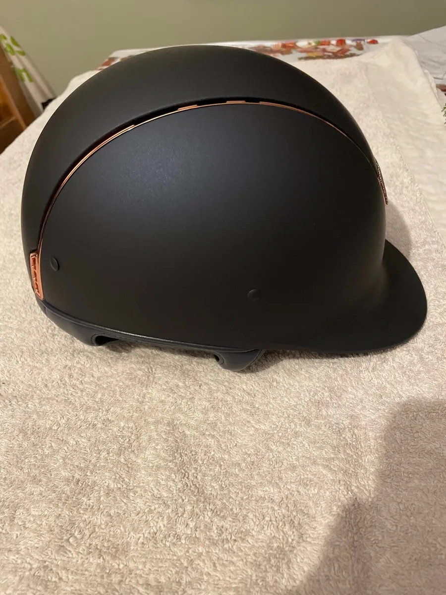 Samshield Shadowmatt Helmet Blue Navy/ Rose Gold - Image 2