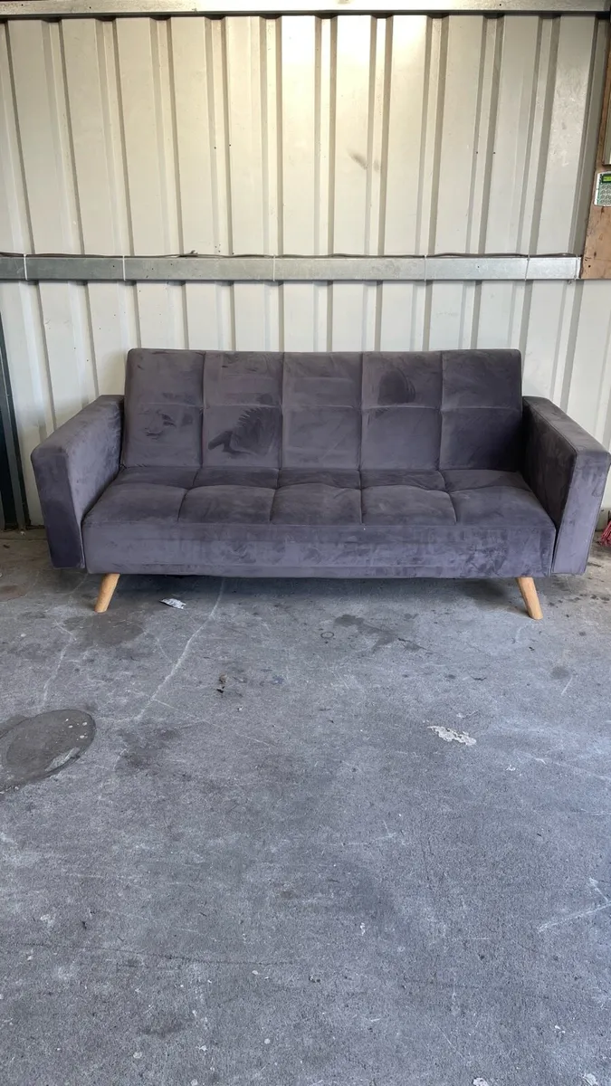 Grey sofabed - Image 1