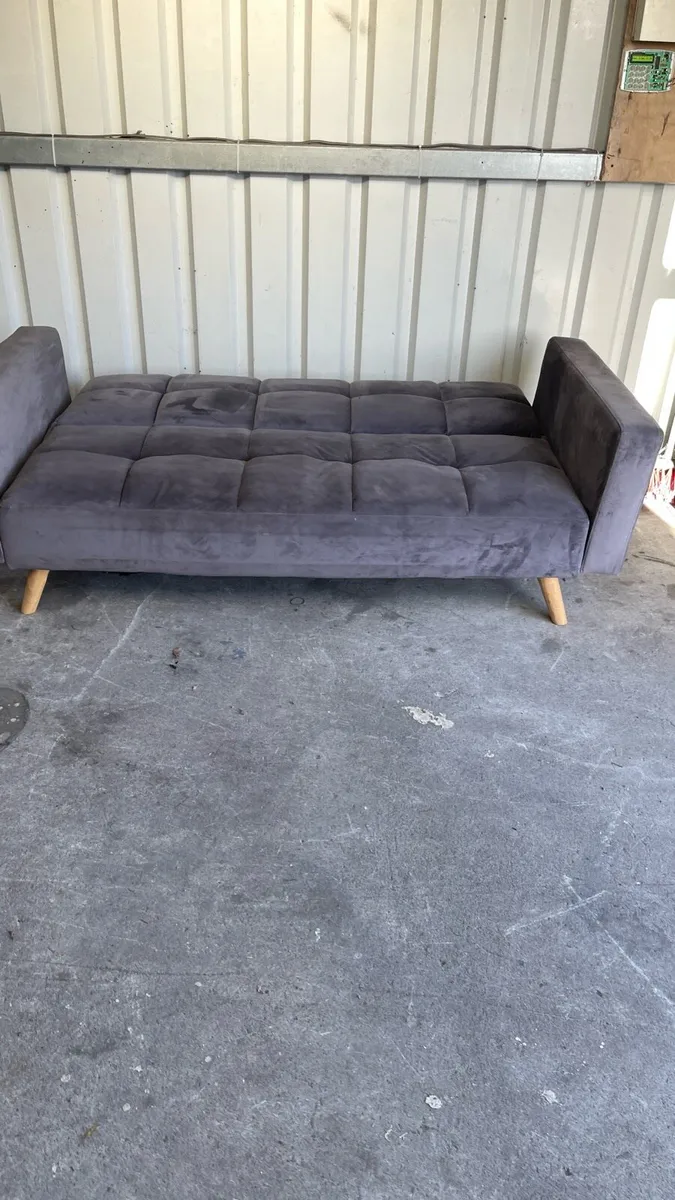 Grey sofabed - Image 2