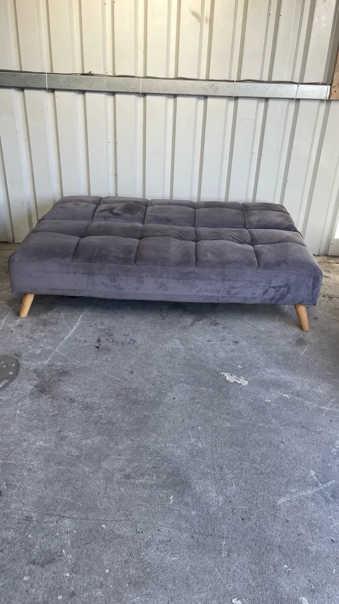 Grey sofabed - Image 3