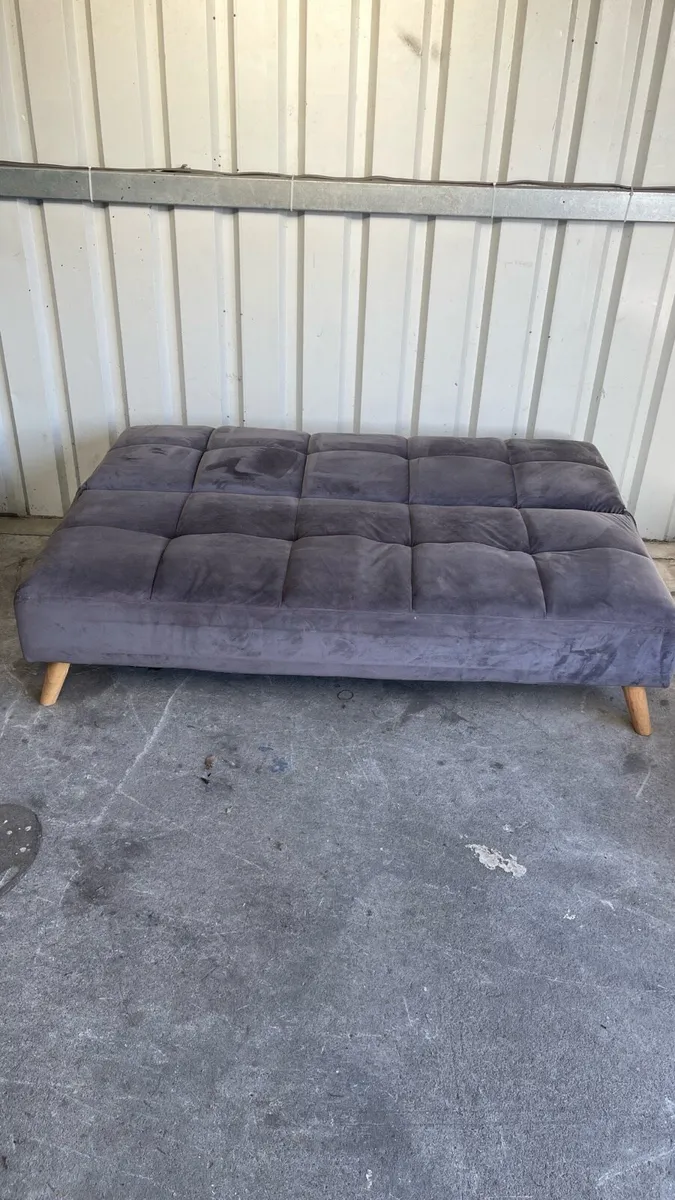 Grey sofabed - Image 4