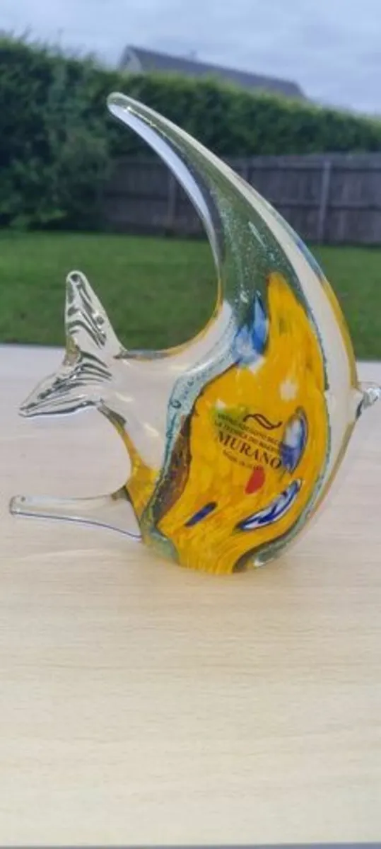 Large colorful Murano fish - Image 1