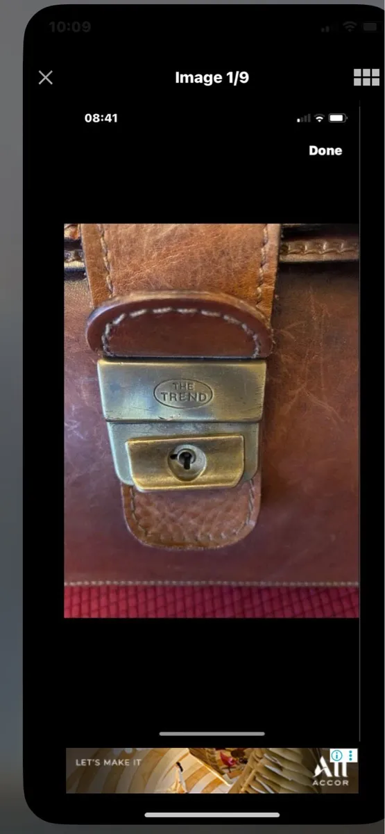 ‘The Trend’- Leather Briefcase/ Laptop Bag - Image 2