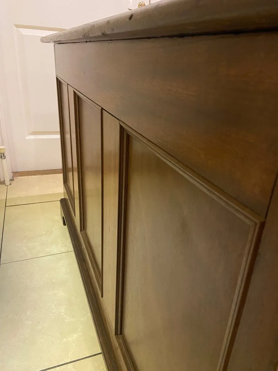 Victorian double sided partners library desk - Image 4