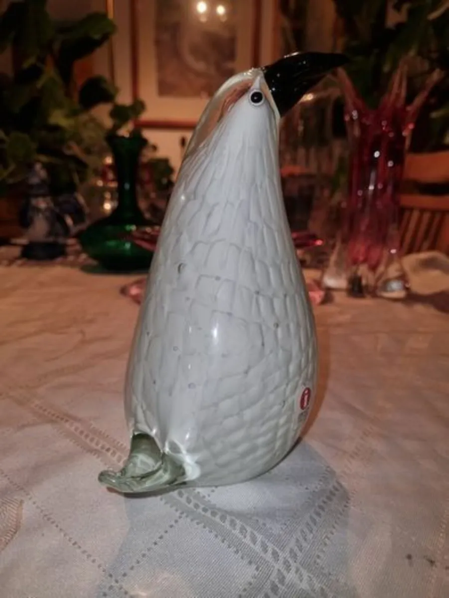 Iittala Finland Glass Penguin - Image 3